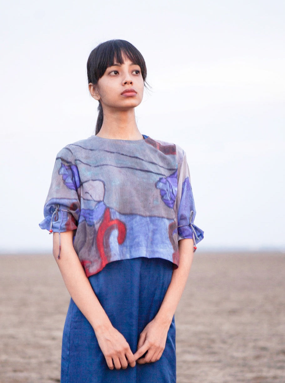 Cotton top - blue