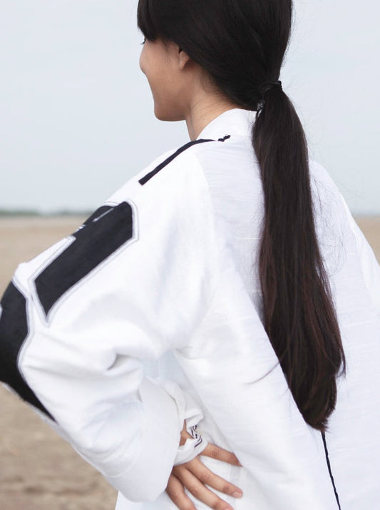 The Mantra Jacket (pure raw silk)