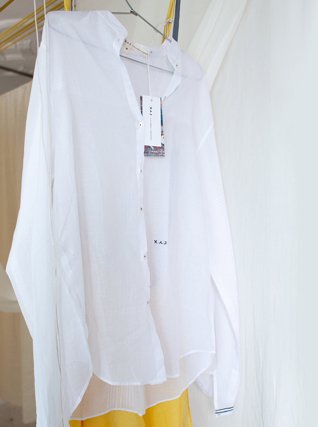 White cotton shirt